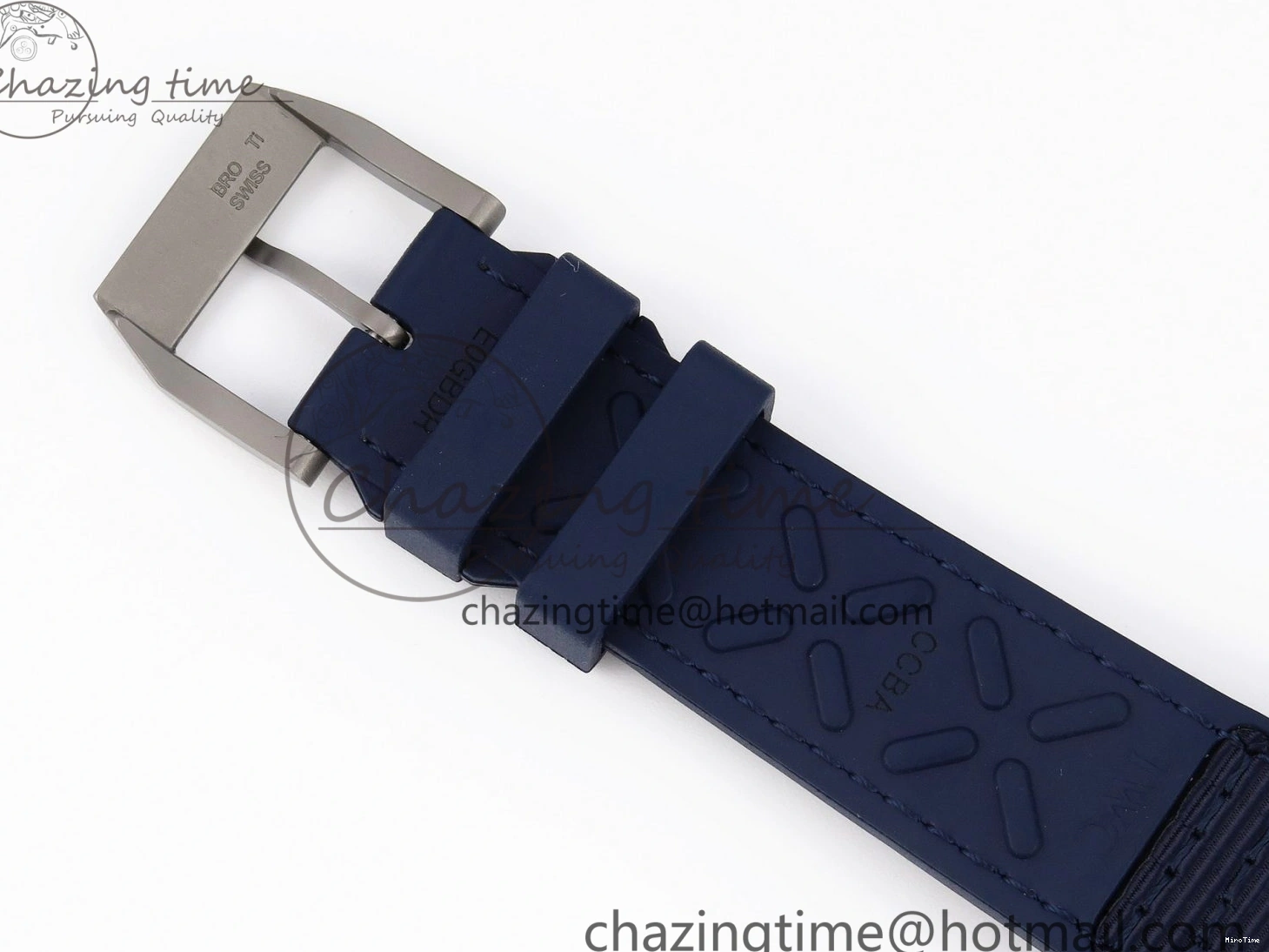 MIROTIME 0206 Original Pilot’s Watch Laureus Blue Ceramic IW328101 ZF 1:1 Best Edition on Blue Nylon Strap A 7027